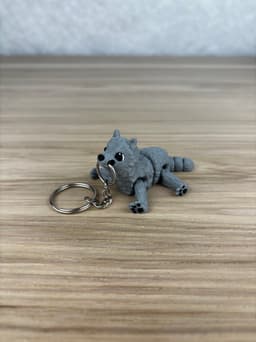 Wolf Keychain 3d model
