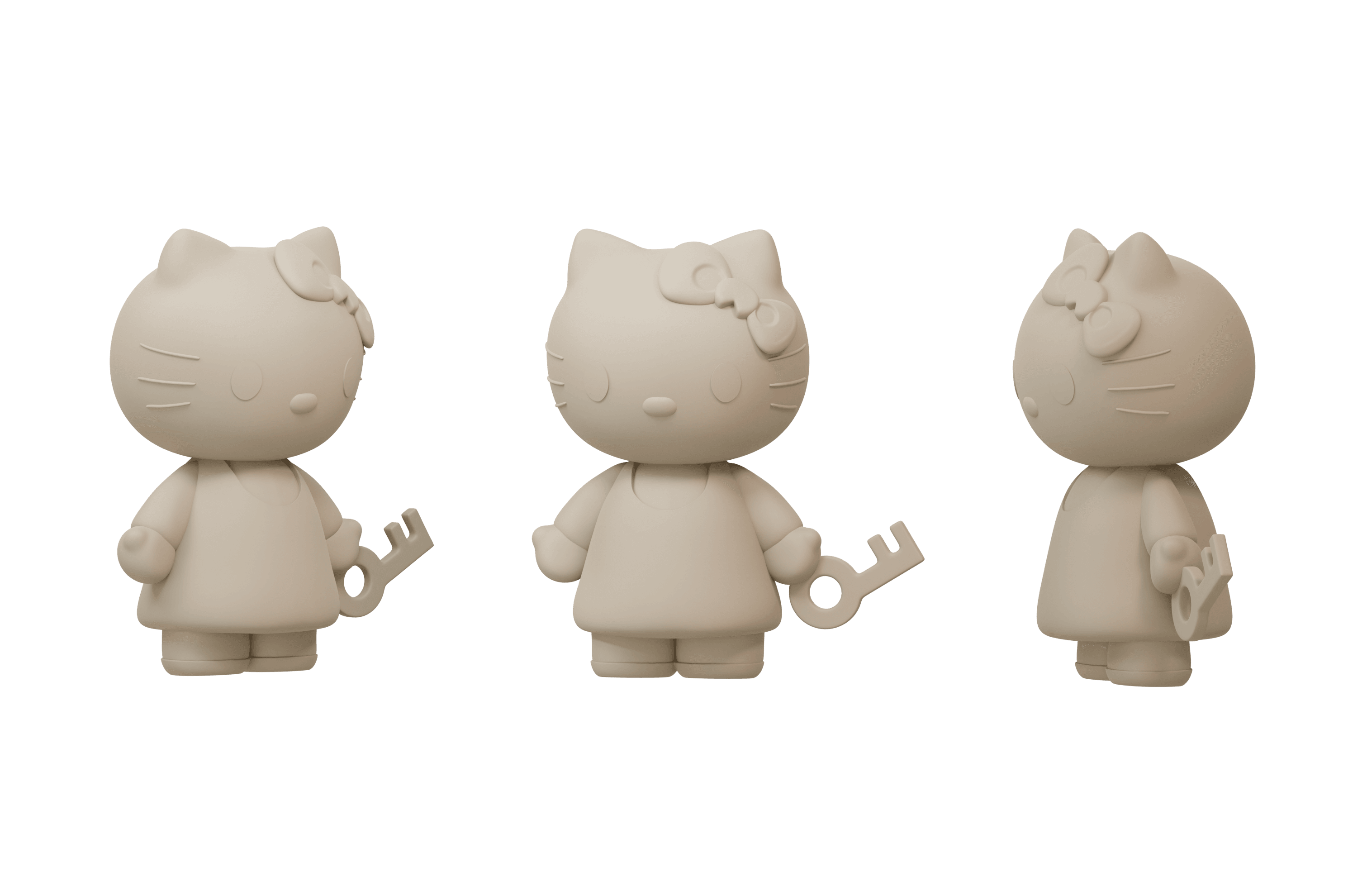Hello Key-ty 3d model