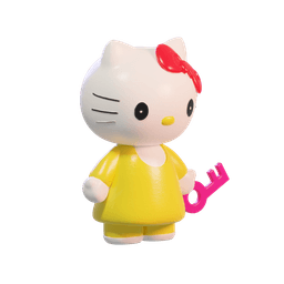 Hello Key-ty 3d model