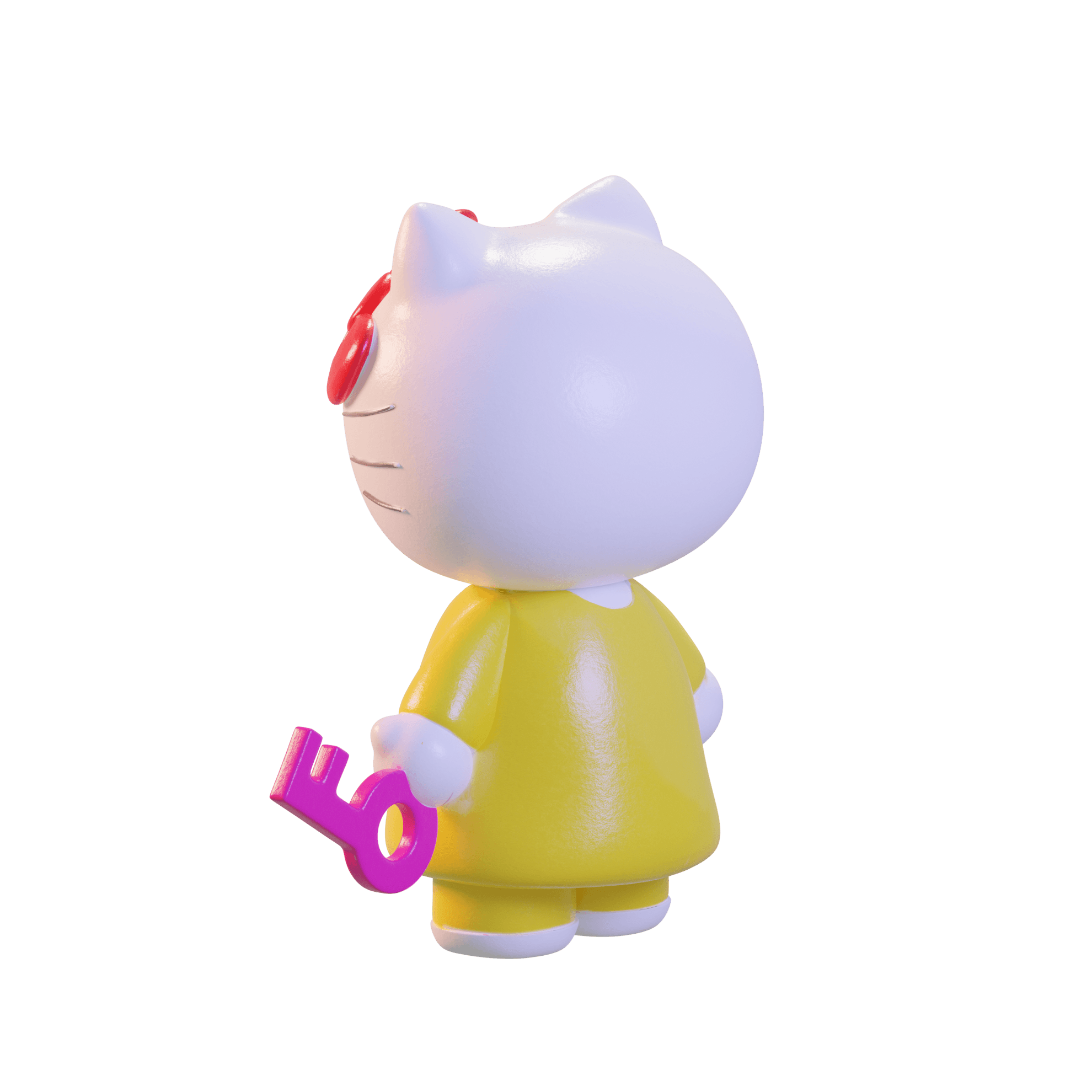 Hello Key-ty 3d model