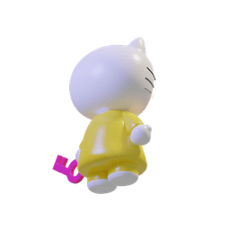 Hello Key-ty 3d model