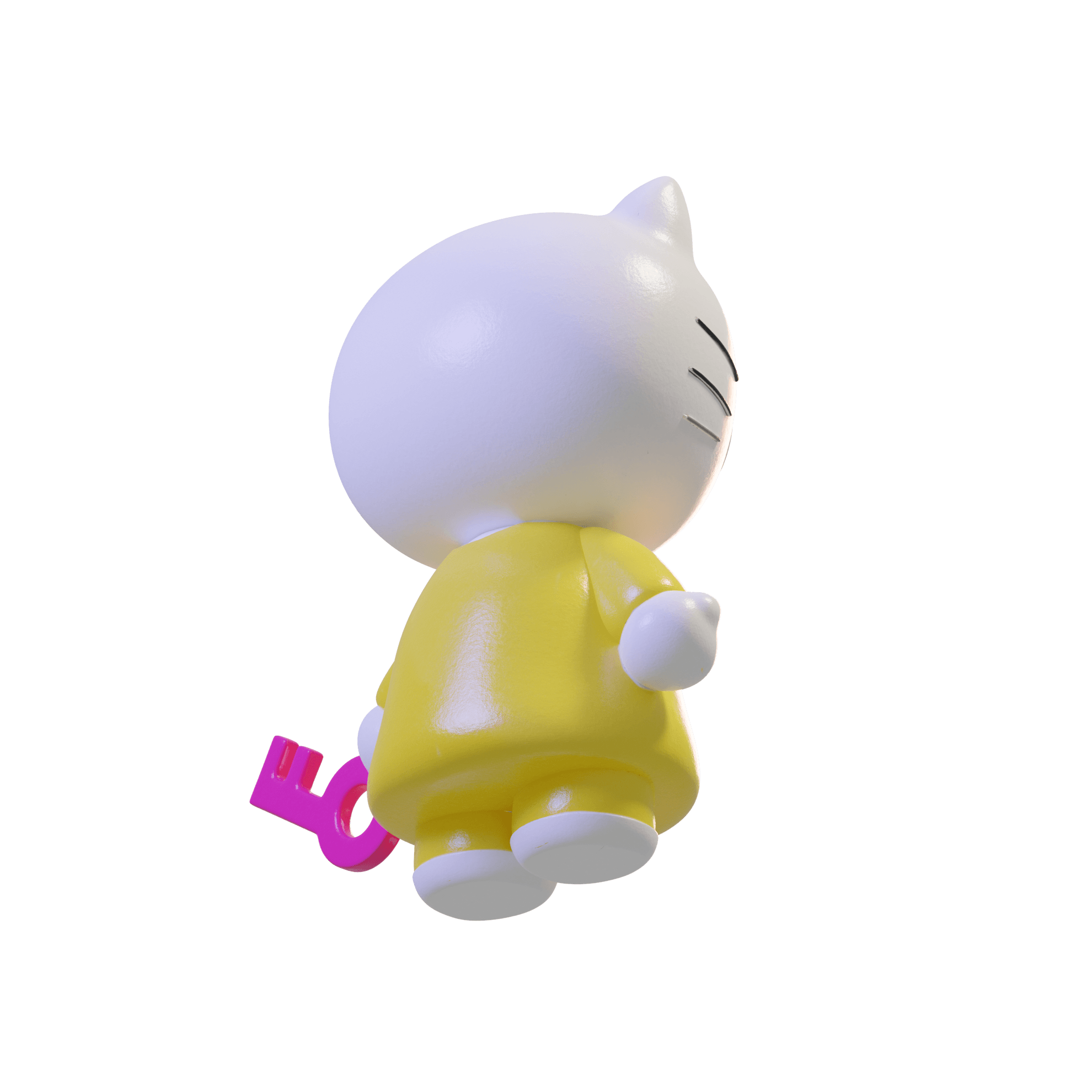Hello Key-ty 3d model