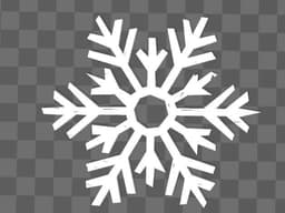 snowflake christms deco 3d model