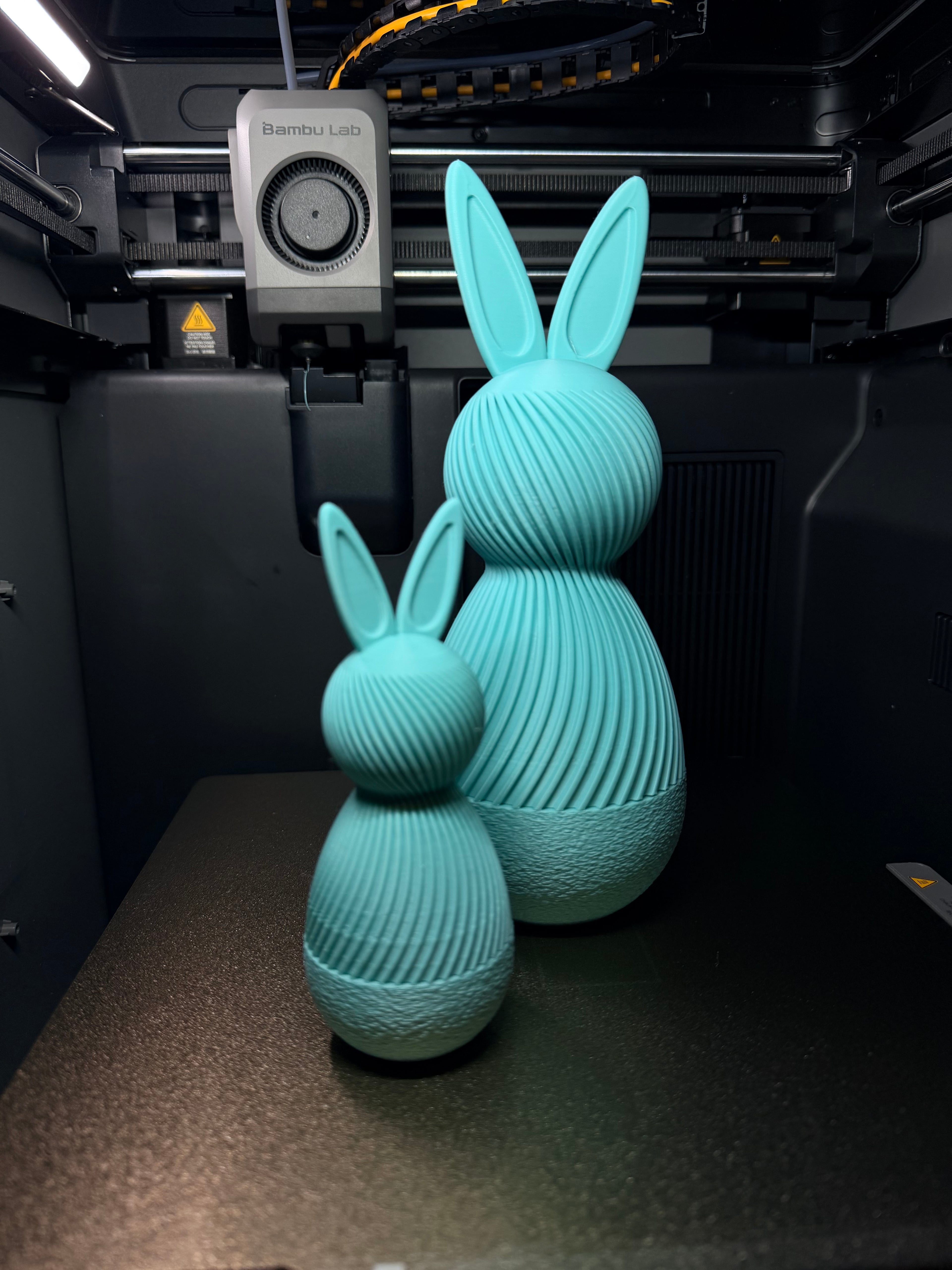 Modern Easter Bunny Container Set – Candy Box 3d model