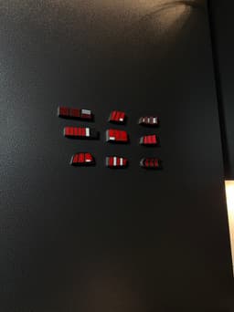 Mustang Generations - Tailight Magnets 3d model