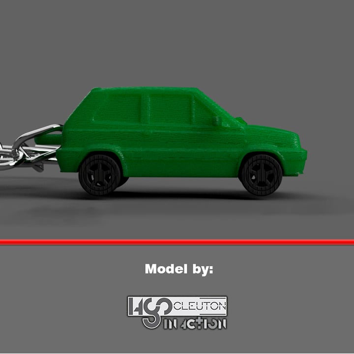 Fiat Uno Mille Keychain 3d model