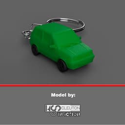 Fiat Uno Mille Keychain 3d model