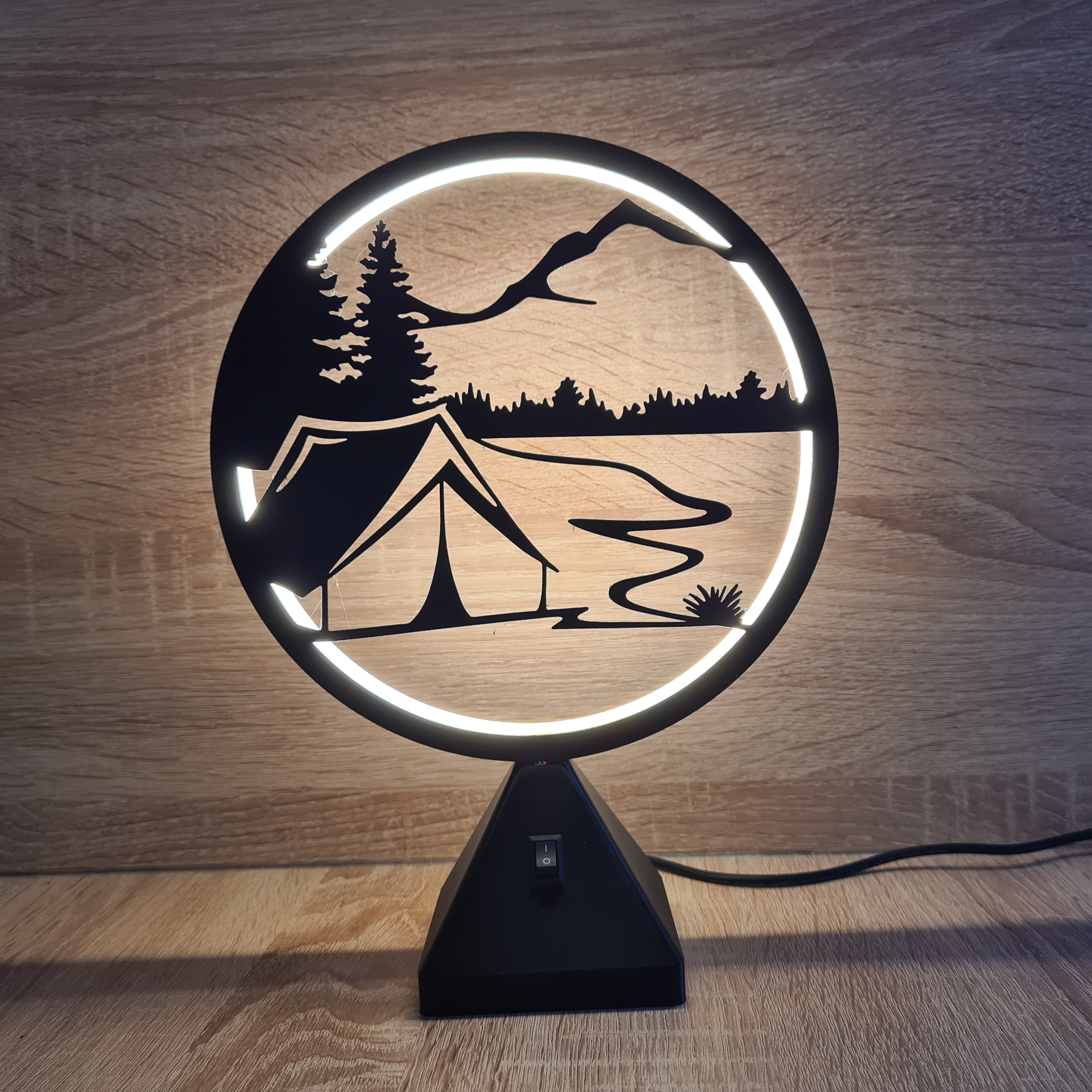 LED Ring Lamp 3d model