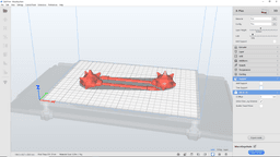 Studded Mace Keychain 3d model