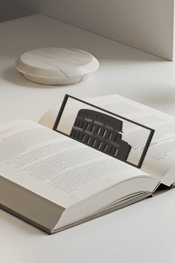 Coliseum Bookmark, Creativity Bookmark, Gift Idea 3d model