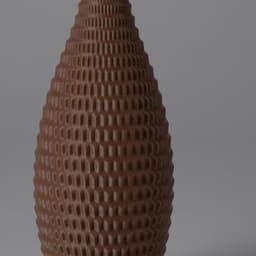 Vase LUZI - Geometric Design Vase 3d model