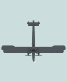 1:144 Handley-Page O/400 (Liberty) 3d model