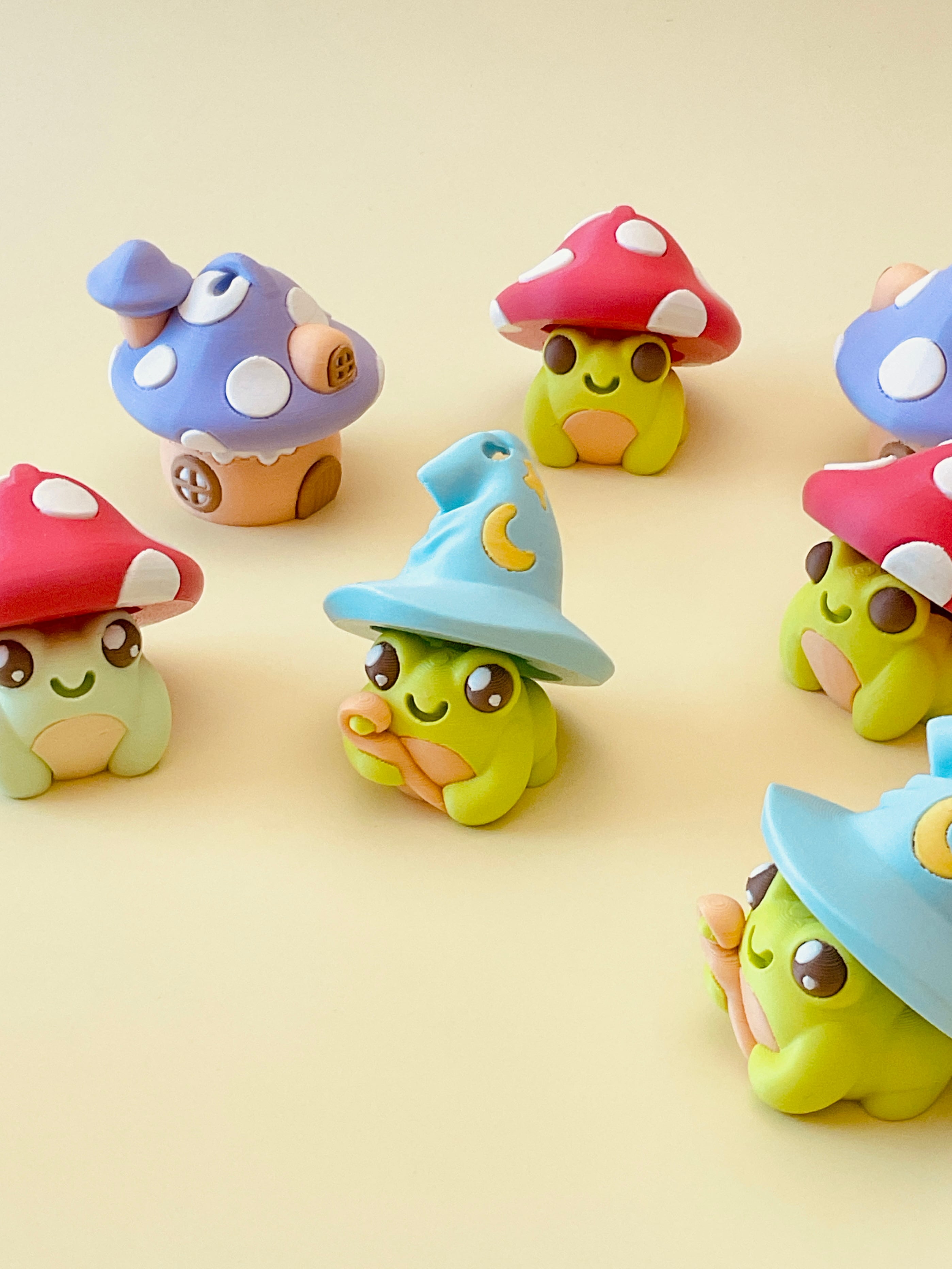 Mage Frog Clicker Keychain Fidget Toy 3d model