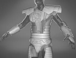 Darth Malgus's full body armor 3d model