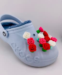 Rose Shoe Charm 3d model