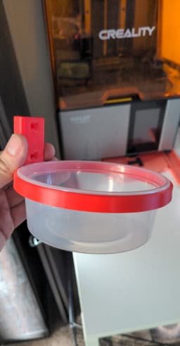 Lizard Terrarium Plastic food bowl adapter 3d model