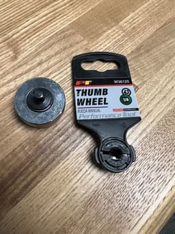 Thumb Wheel Ratchet Handle 3d model