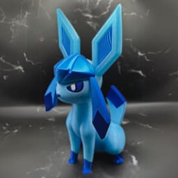 Glaceon By Colors 3d model