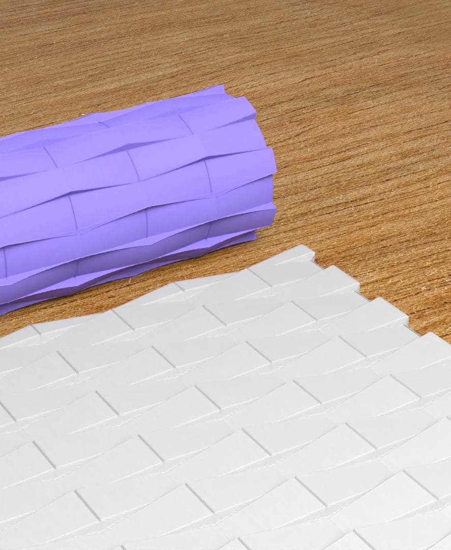 Collection Amethyst | Concrete Blocks 009 | Polymer Clay Seamless Texture Roller 3d model