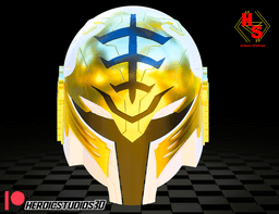 White Mando Helmet 3d model