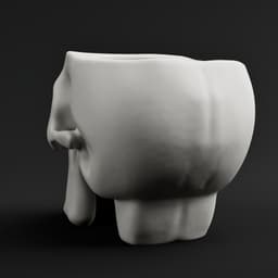 Skull Vase 3d model