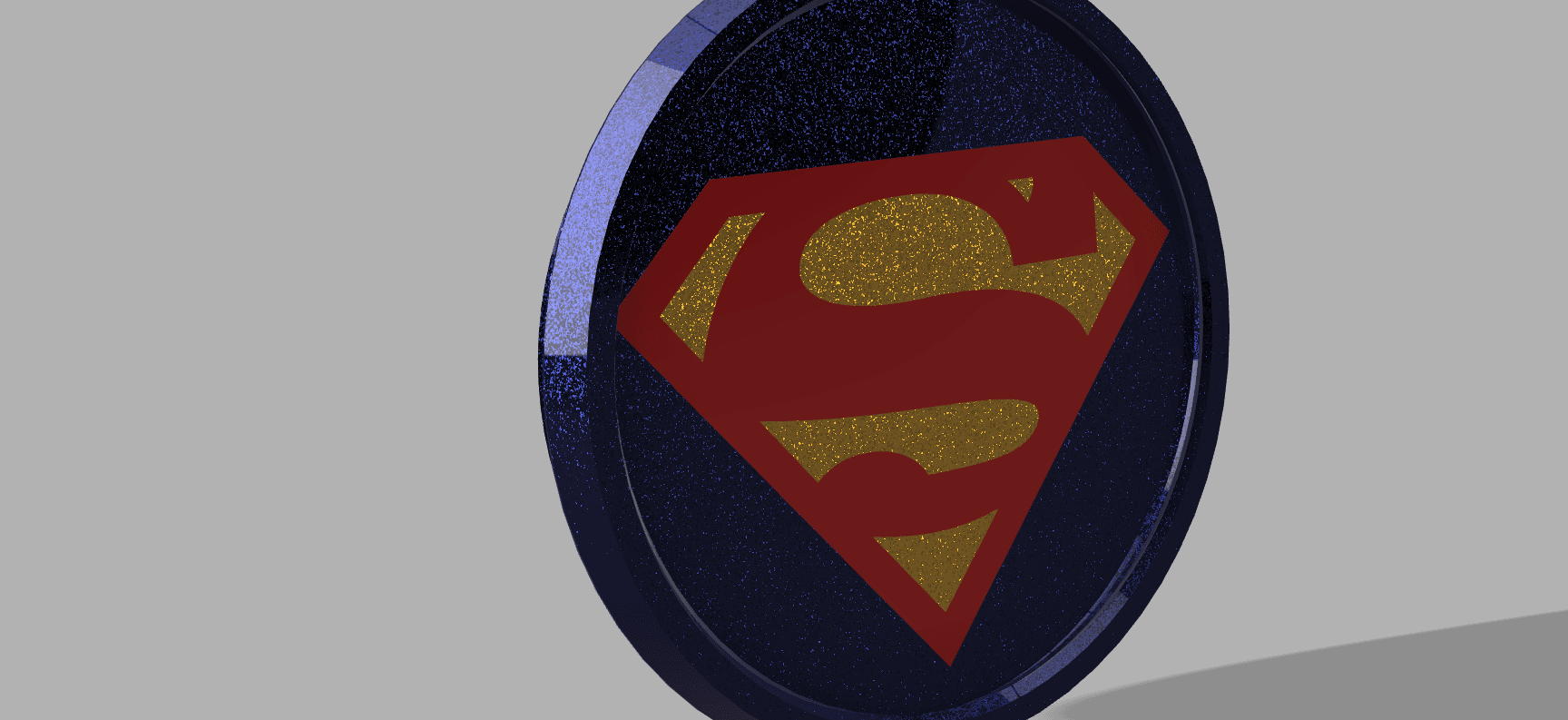 SUPERMAN THREADED AND STACKABLE COASTER SET 3d model
