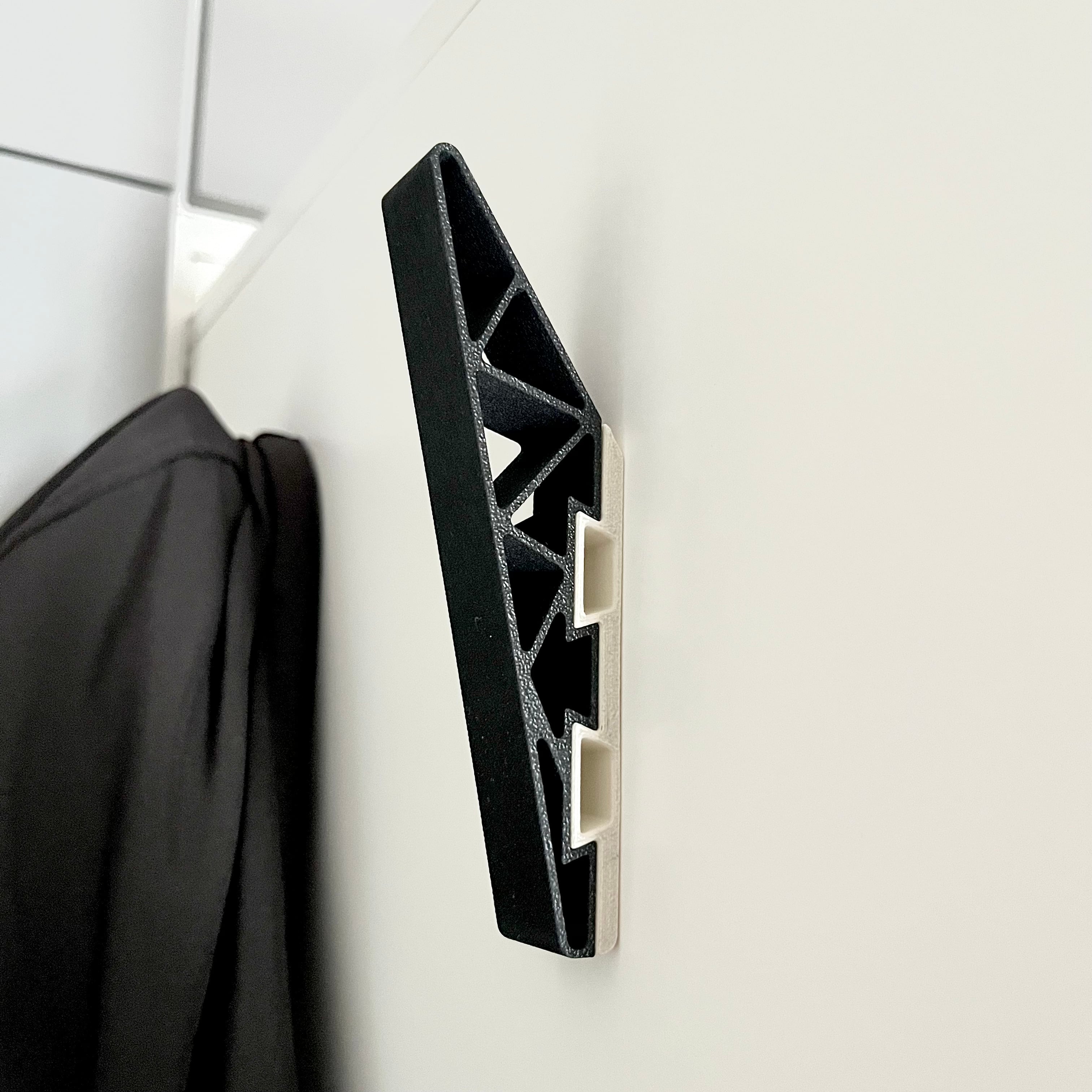 Geometrical hook with dovetail design 3d model