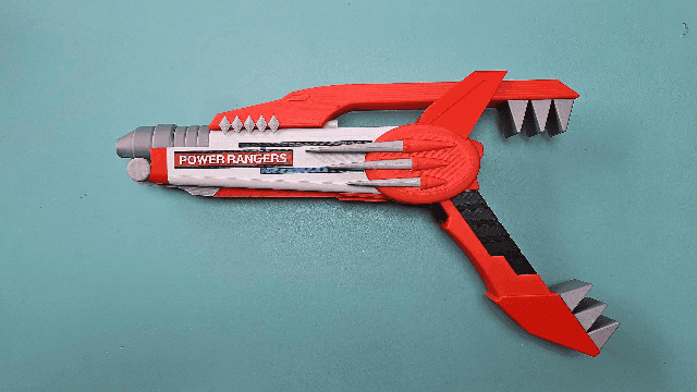 Blade Blaster - Mighty Morphin Power Rangers 3d model
