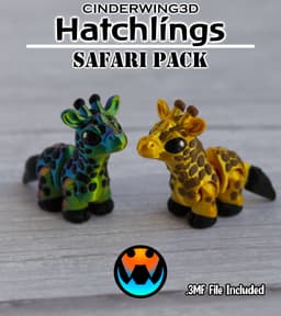 Giraffe - Cinder Hatchling 3d model
