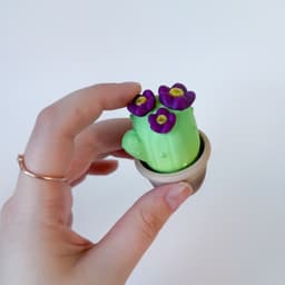 Cactus pot container and Cactus clicker 3d model