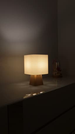Weave 01 Lamp - Cube 3d model