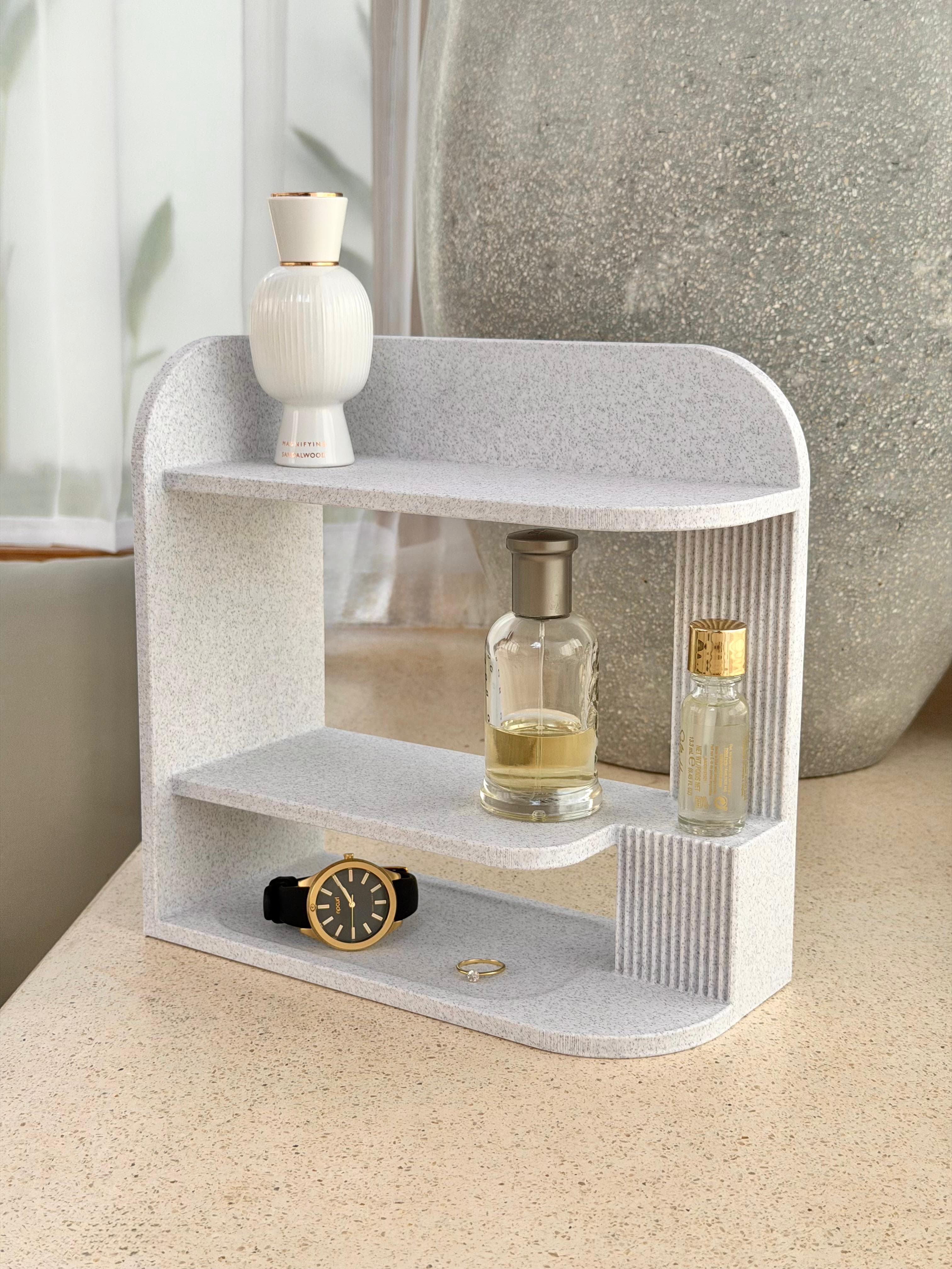 PERFIS CORNER Perfume Shelf – Vanity & Jewelry Organizer 3d model