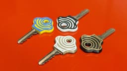68 Key Cover // Embedded Print 3d model