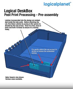 Logical DeskBox A 3d model