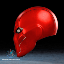 Red Hood Comic Helmet 3D Printer STL File 3d model