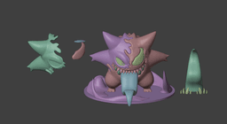 Gengar x Venom - Controller Stand 3d model