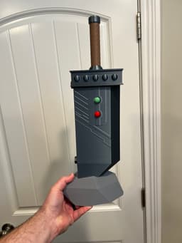 Buster Sword Single Deck MTG Deck Box.3mf 3d model