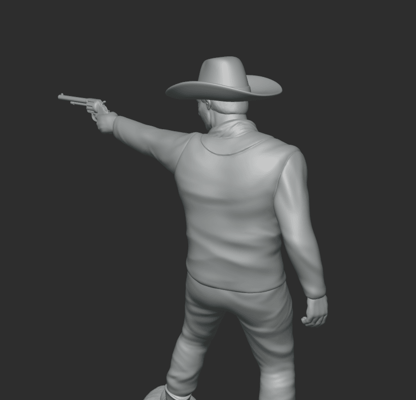 Toy Soldier Set: Cowboy 001 3d model