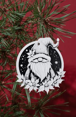 Christmas Gnome Decoration 3d model
