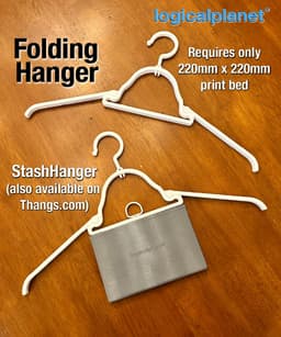 Folding Hanger 3d model