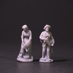 Village NPC Collection with Plinth 28mm Heroic 3d model