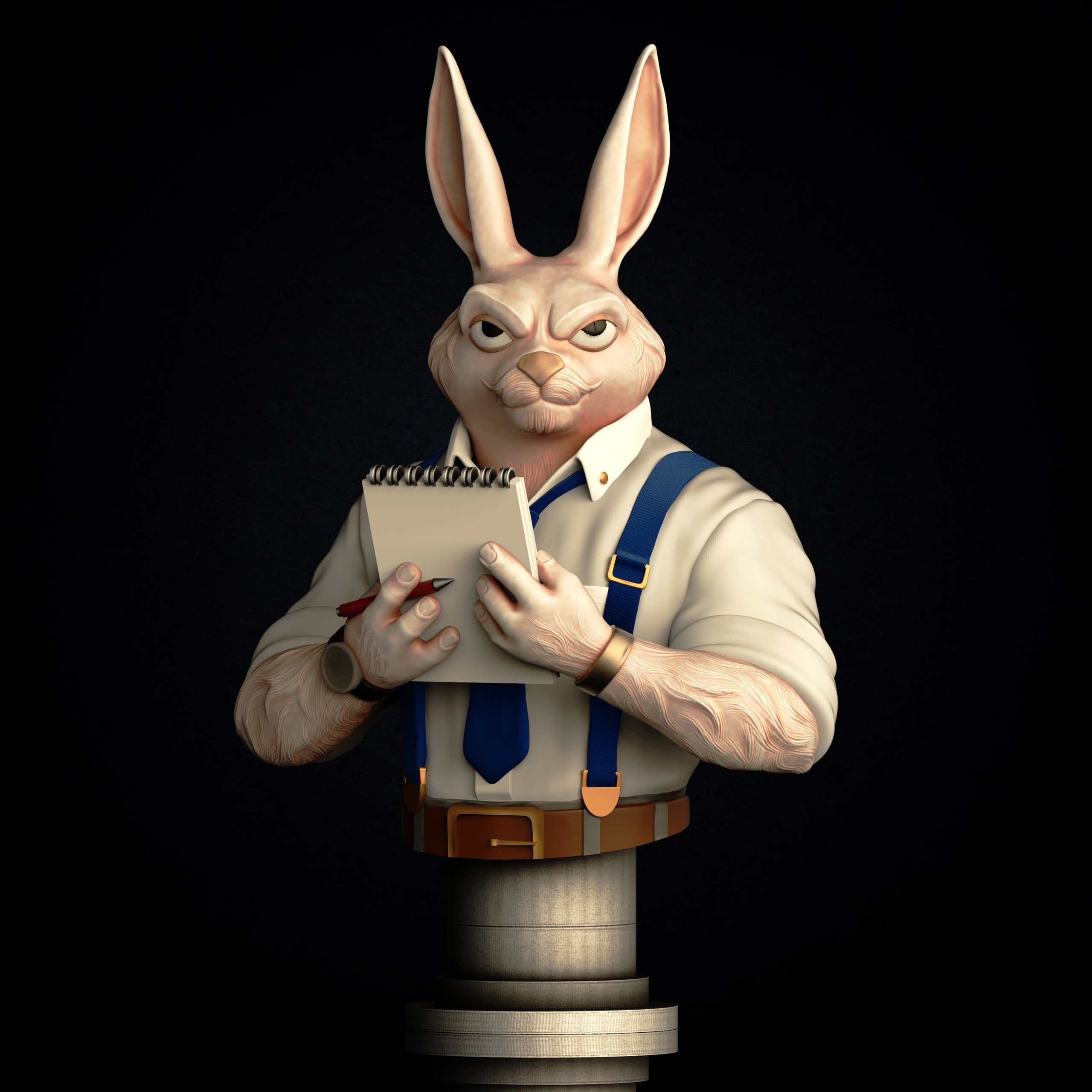 Gus Hasel, Logistics supervisor - (Pre-Supported) 3d model