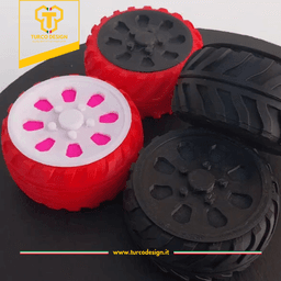 Box Tire 3d model