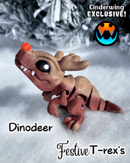 Festive T-Rex 3d model