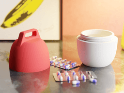 Pill Pouch: Compact and Convenient Pill Storage Solution 3d model