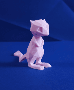 Mew Low Poly Pokemon 3d model