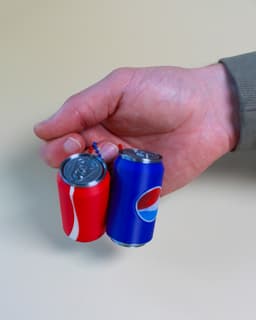 Soda Can Fidget Clicker Keychain 3d model
