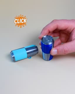 Soda Can Fidget Clicker Keychain 3d model