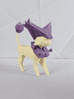 Delcatty Low Poly Pokemon 3d model