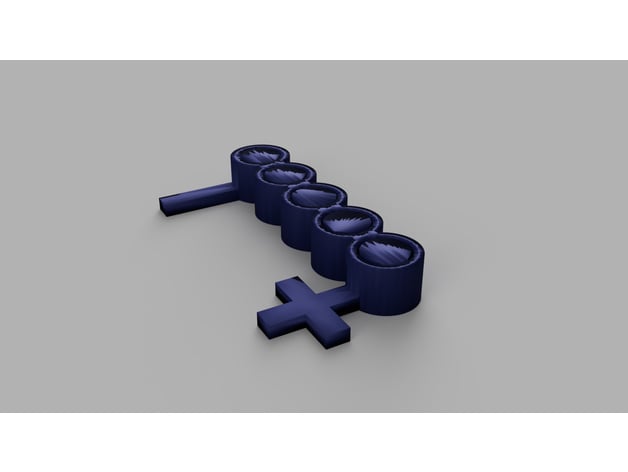 Mini tolerance test 3d model
